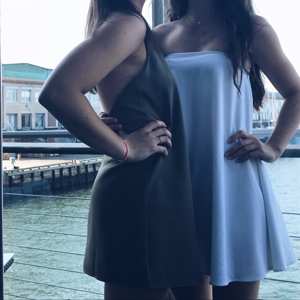 Free people strapless dress